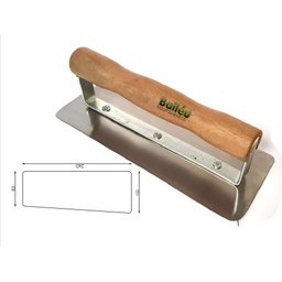 Desempenadeira Aço Inox p/ efeito marmorato Bailéu - 2