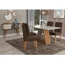 Conjunto Sala de Jantar Mesa Alana Retângular 4 Cadeiras Milena Cimol - 1