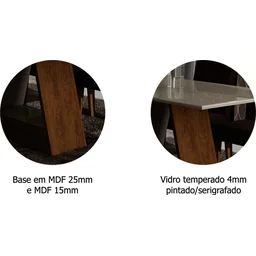Conjunto Sala de Jantar Mesa Alana Retângular 4 Cadeiras Milena Cimol - 3 Conjunto Sala de Jantar Mesa Alana Retângular 4 Cadeiras Milena Cimol - 3