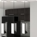 Ver imagem 3 de Kit 3 Pendentes Luminária Quadrado Industrial Inox F.elg
