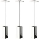 Ver imagem 1 de Kit 3 Pendentes Luminária Quadrado Industrial Inox F.elg