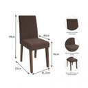 Ver imagem 4 de Conjunto Sala de Jantar Mesa Alana 6 Cadeiras Milena Cimol