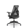 Cadeira Escritório Presidente Tela Bix-x+ Autocompensador Slider Braços 4d Shift Plaxmetal Preta - 3