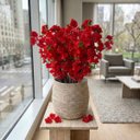 Ver mais imagens de Kit 18 Flores Sakura Vermelha Artificial para Casamento Festa e Ambientes