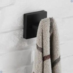 Kit Acessórios para Banheiro Aço Inox Acabamento Quadrado Preto Black Fosco 4 Peças - 7