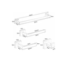 Kit Acessórios para Banheiro Aço Inox Acabamento Quadrado Preto Black Fosco 4 Peças - 10
