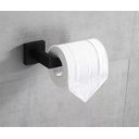 Ver imagem 5 de Kit Acessórios para Banheiro Aço Inox Acabamento Quadrado Preto Black Fosco 4 Peças