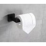 Kit Acessórios para Banheiro Aço Inox Acabamento Quadrado Preto Black Fosco 4 Peças - 5