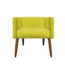 Ver imagem 3 de Banco Decorativo Nina Suede Amarelo - Dominic Decor
