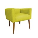 Ver imagem 1 de Banco Decorativo Nina Suede Amarelo - Dominic Decor
