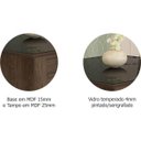 Ver imagem 6 de Conjunto Sala de Jantar Mesa Tampo em Vidro Rafaela 4 Cadeiras Milena Cimol