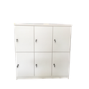 Ver imagem 2 de Gaveteiro Escritório Guarda Roupa Mdf Branco Academia Armario Escaninhho Locker Escritorio Escola Co