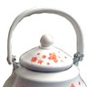 Chaleira Decorada Esmaltada Flores Decoração Cozinha 2,5L - 5