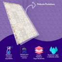 Ver imagem 2 de Papel de Parede Autocolante para Cozinha Azulejo Bege com Película Protetora