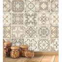 Ver imagem 1 de Papel de Parede Autocolante para Cozinha Azulejo Bege com Película Protetora