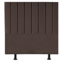 Ver imagem 2 de Cabeceira Estofada Cama Box Solteiro 90 Cm Laura Suede:marrom