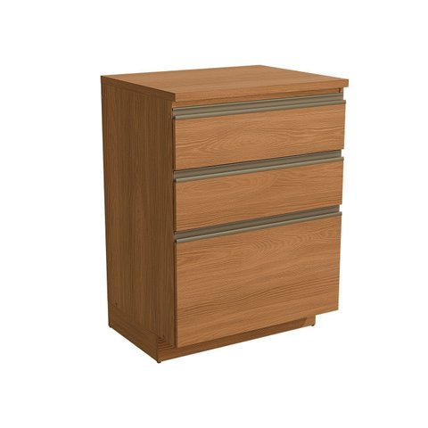 Balcão para Cozinha 3 Gavetas 65cm Linha Liga Modulado