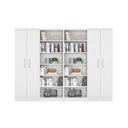 Ver imagem 1 de Estante com Livreiro e Multiuso Branco - FdECOR