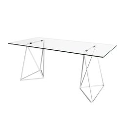 Mesa de Escritório Cavalete Arame Bela Vista Branco - 1