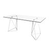 Mesa de Escritório Cavalete Arame Bela Vista Branco - 1