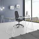 Ver imagem 1 de Mesa de Escritório Cavalete Arame Bela Vista Branco