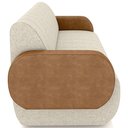 Ver imagem 6 de Sofá 2 Lugares Sala Living Orgânico 168cm Fávara K01 Couríssimo Whisky Linho Champanhe - Lyam Decor