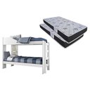 Ver imagem 1 de Colchão D20 Comfortpedic Line (2un) + Beliche Indy Branco