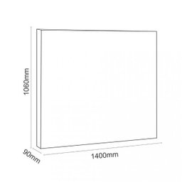 Cabeceira Casal 140cm Clean  - 3