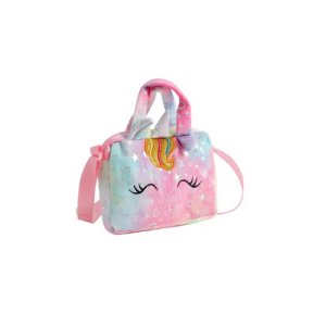 Bolsa de Unicórnio - Encantadora e Estilosa: Alça Rosa