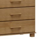 Ver imagem 6 de Cômoda para Quarto 85cm 4 Gavetas Pé Madeira Eduarda Freijó F07 - Mpozenato