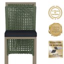Ver imagem 3 de Mesa Bistro e 4 Banquetas Roma Fendi Corda Náutica 12 Trama Original