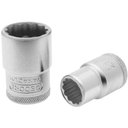 Ver imagem 1 de Soquete Estriado com Encaixe de 1-2 26mm 015.116 D19-26mm Aço Cromo Vanádio Gedore