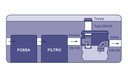 Ver imagem 2 de Caixa Cloradora Cloraçao 400x400x440m 21 Litros Cipla