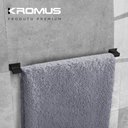 Ver mais imagens de Kit Banheiro 5 Peças Inox Preto Fosco - Kromus KITRT5B