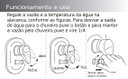 Ver imagem 3 de Acabamento p/Chuveiro c/Desviador p/Banheira Monocomando Deca - Smart | 4994.C71 - 4 Vias