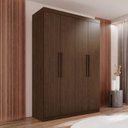 Ver imagem 1 de Guarda Roupa Ubatuba Solteiro 4 Portas 3 Gavetas:new Canion