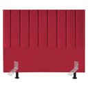 Ver imagem 1 de Cabeceira Cama Casal Queen Size 160 Cm Lídia Suede e Frame Vermelho