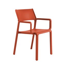 Cadeira Santorini C/ Braços Monobloco em Polipropileno - 1