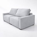 Ver imagem 3 de Sofá 2 Metros Contemporâneo Sala Estar Luxo Moderno Suede Cinza