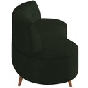 Ver imagem 6 de Sofá Chaise Living 2 Lugares 160cm para Sala Istambul K01 Veludo Verde - Lyam Decor