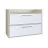 Balcão para Banheiro Boris 75x55cm 2 Portas Basculantes 10200320 Estilare Branco - 4