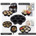 Ver imagem 4 de Forma Cupcake Mini Bolo Air Fryer Assadeira 7 Cavidade Cesto