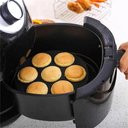 Ver imagem 5 de Forma Cupcake Mini Bolo Air Fryer Assadeira 7 Cavidade Cesto