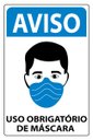 Ver imagem 2 de Placa Informativa - Uso De Máscara De Proteção