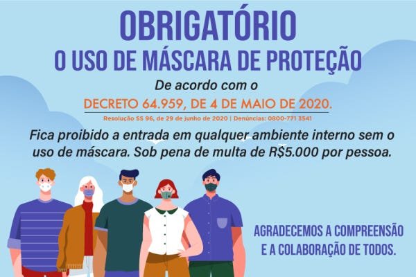 Placa Informativa - Uso De Máscara De Proteção - 3