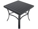 Ver imagem 1 de Mesa de Centro Garden com Tampo Ripado em Alumínio - Cozinha, Edícula, Piscina - Preto