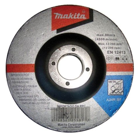 Disco de Desbaste 230mm para Metal - D-19869-5 - Makita Disco Desbaste 230mm - Metal Makita D-19869-