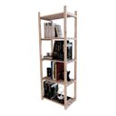 Ver imagem 1 de Estante Cozinha Quarto Lavanderia Escritório C/ Prateleira Ajb Store Aparador-pinus