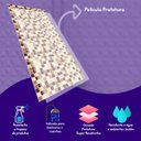 Ver imagem 1 de Azulejo Marrom e Bege Para Cozinha Com Película Protetora