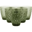 Ver imagem 5 de Copo Água 10x8x8cm 270ml Vidro Verde 6pç